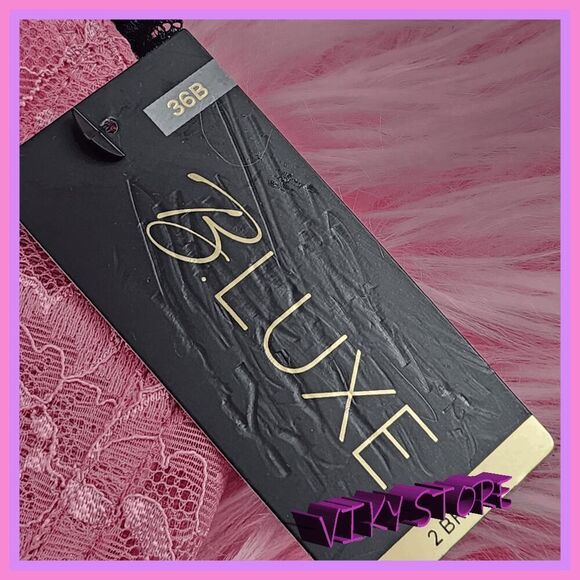 💕 NWT Bluxe 2-Pack Push-Up Underwire Bra 36B #7186 💕 - Picture 3 of 6